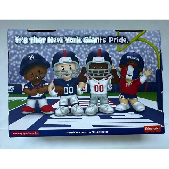 Fisher Price NFL New York Giants “Big Blue” Little People Collector Set Series - Picture 2 of 5